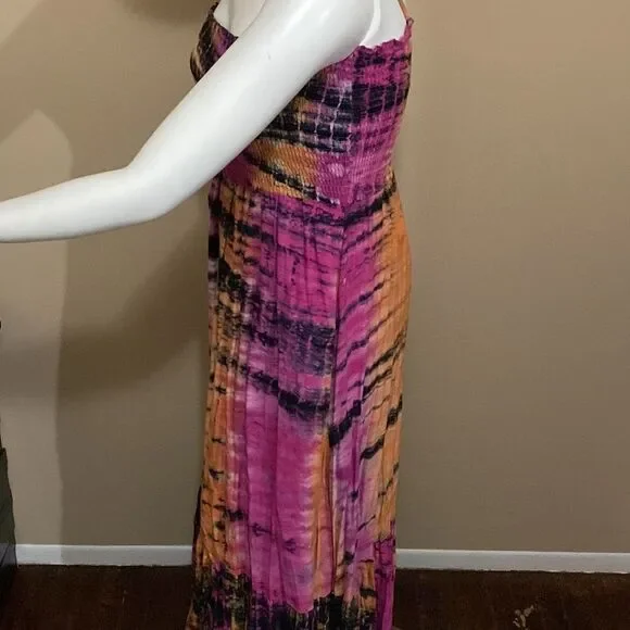 Fashion Nova Tie Dye Maxi Dress - Size 2X - Picture 9 of 11